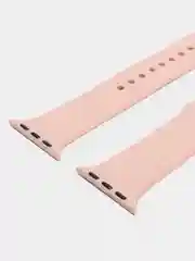 Кремовый силиконовый ремешок для Apple Watch 3, 4, 5, 6, 7, SE на 38/42