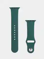 Лесной зеленый силиконовый ремешок для Apple Watch 3, 4, 5, 6, 7, SE на 38/42
