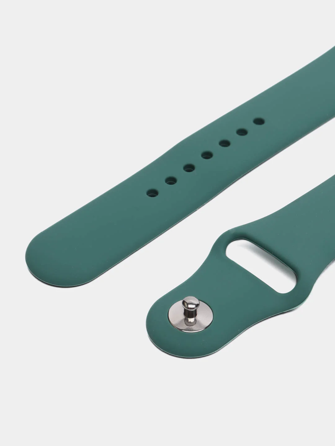 Лесной зеленый силиконовый ремешок для Apple Watch 3, 4, 5, 6, 7, SE на 38/42