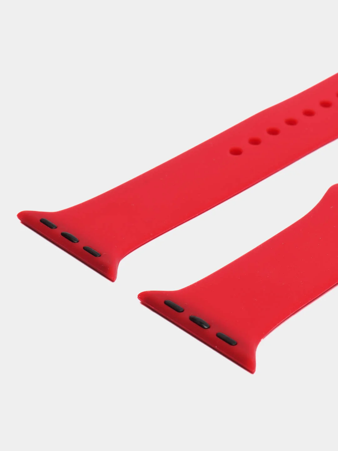 Багровый силиконовый ремешок для Apple Watch 3, 4, 5, 6, 7, SE на 38/42