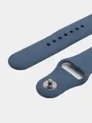 Синий меланж силиконовый ремешок для Apple Watch 3, 4, 5, 6, 7, SE на 38/42
