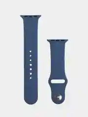 Синий меланж силиконовый ремешок для Apple Watch 3, 4, 5, 6, 7, SE на 38/42