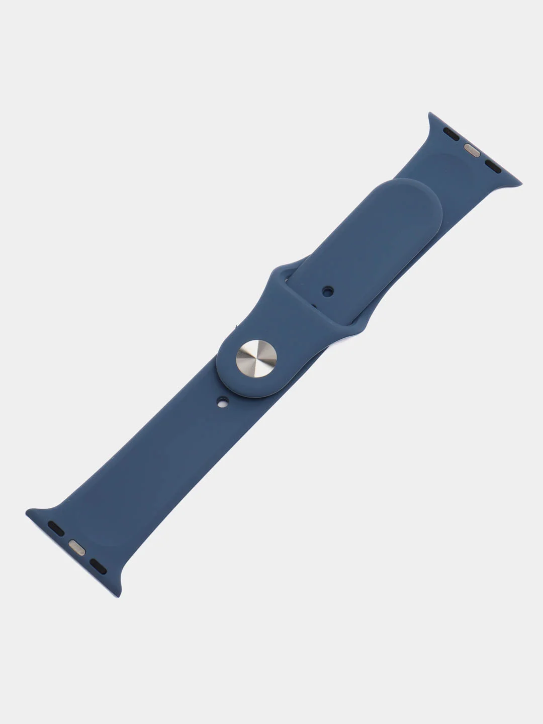 Синий меланж силиконовый ремешок для Apple Watch 3, 4, 5, 6, 7, SE на 38/42