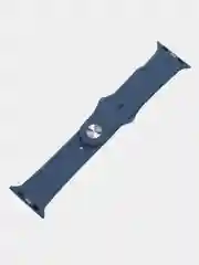 Синий меланж силиконовый ремешок для Apple Watch 3, 4, 5, 6, 7, SE на 38/42
