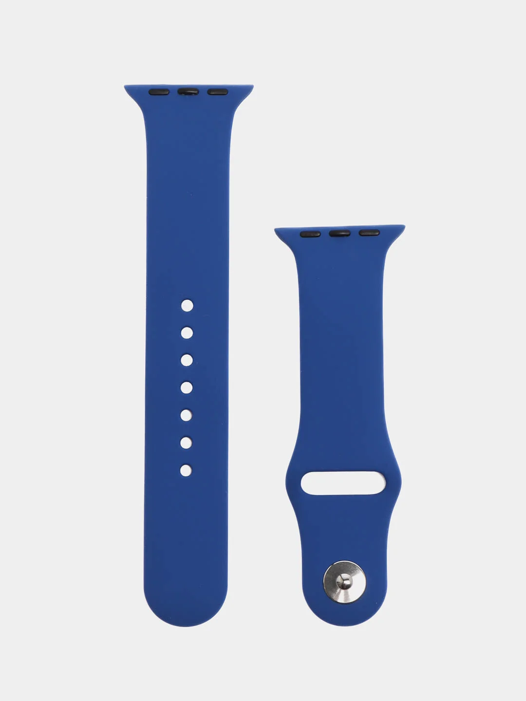 Темно-синий силиконовый ремешок для Apple Watch 3, 4, 5, 6, 7, SE на 38/42