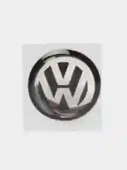 Черный эмблема Volkswagen на ключ зажигания, 10 мм