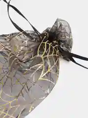 Черный мешочки ИЗ ОРГАНЗЫ С РИСУНКОМ 15*10 см