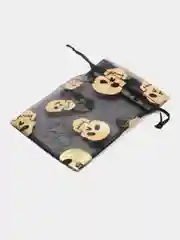 Золотой мешочки ИЗ ОРГАНЗЫ С РИСУНКОМ 15*10 см
