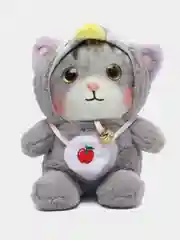 Серый мягкая игрушка кошка в костюме плюшевая 24 см в одежде кошка кот котенок