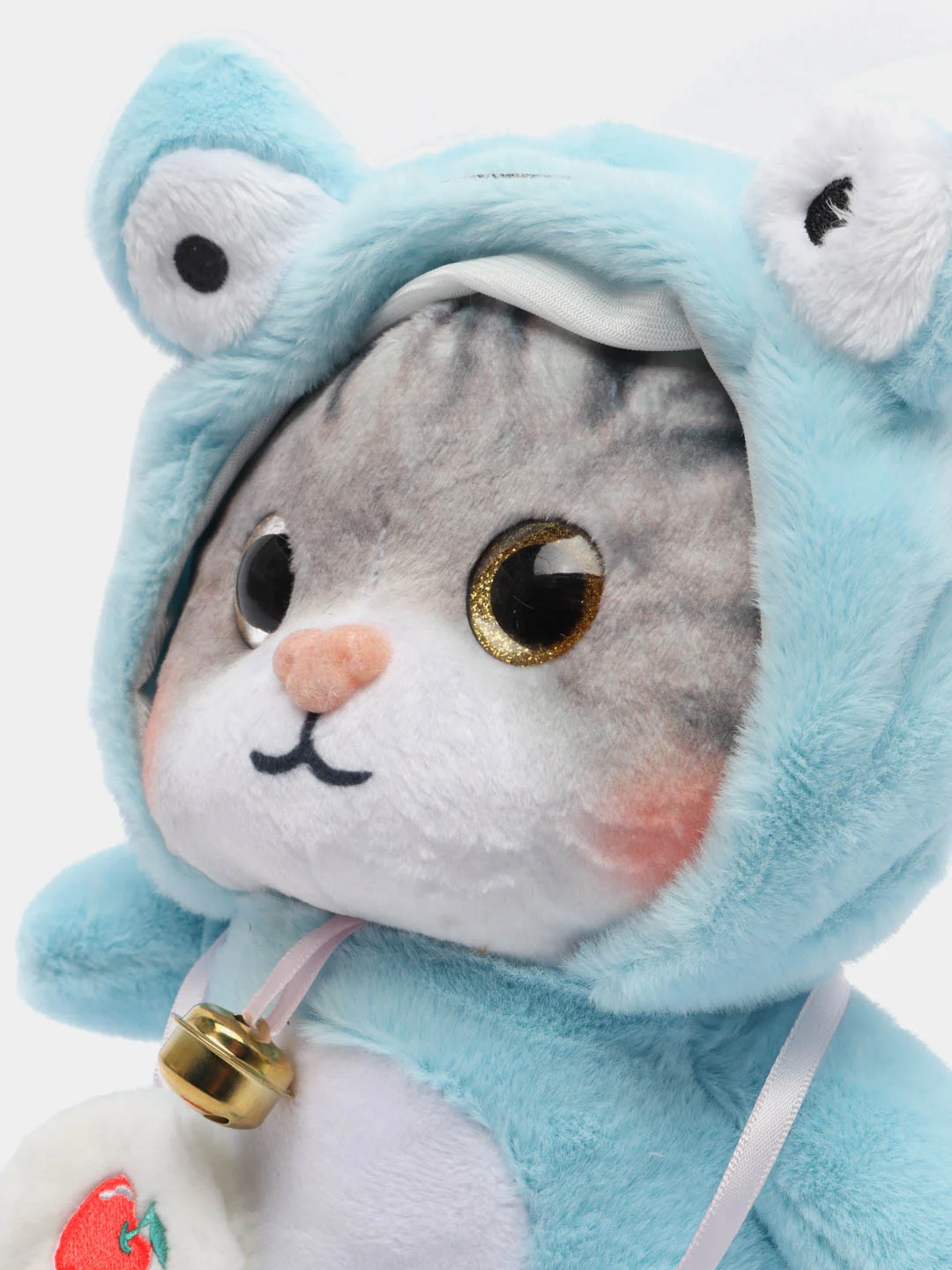 Голубой мягкая игрушка кошка в костюме плюшевая 24 см в одежде кошка кот котенок