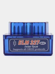 Автосканер-адаптер для диагностики авто ELM 327 OBD 2 V 1.5, bluetooth, считыватель ошибок