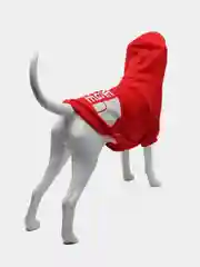 Красный толстовка для собаки с принтом the dog face
