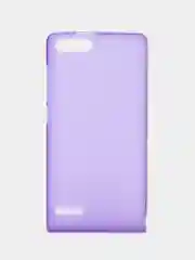 Фиолетовый силиконовый чехол на Huawei Ascend P7 Mini