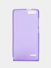 Фиолетовый силиконовый чехол на Huawei Ascend P7 Mini
