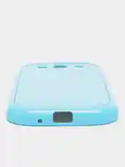 Голубой пластиковый чехол налкадка-бампер для Samsung S3 / i9300