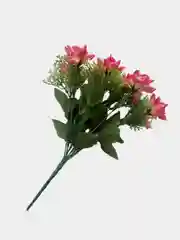Аметистовый искусственные цветы. Розы ( букет ) Композиция. Высота: 34 см Букет из 9 веток