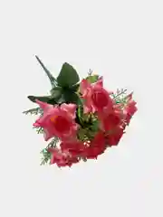 Аметистовый искусственные цветы. Розы ( букет ) Композиция. Высота: 34 см Букет из 9 веток