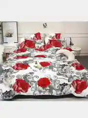 Белый комплект постельного белья
