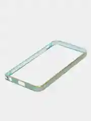 Тёмно-бирюзовый бампер алюминиевый для iPhone 5 / 5S / SE, с узором