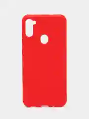 Красный чехол Samsung A02s, A10, A21S, A11,  A31, A02, M11, M01, A01, A50, A51, A6+