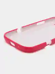 Красный пластиковый чехол налкадка-бампер для Samsung S3 / i9300