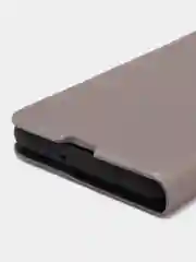 Серый чехол-книжка Samsung M52, M32, S21 Ultra, S21, A01, A02, A20s, A31, A41, A72, A6 Plus