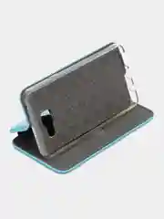 Голубой чехол-книжка на Samsung Galaxy A3(2016)/A310