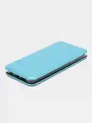 Голубой чехол-книжка на Samsung Galaxy A3(2016)/A310