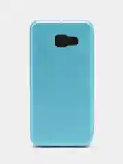 Голубой чехол-книжка на Samsung Galaxy A3(2016)/A310