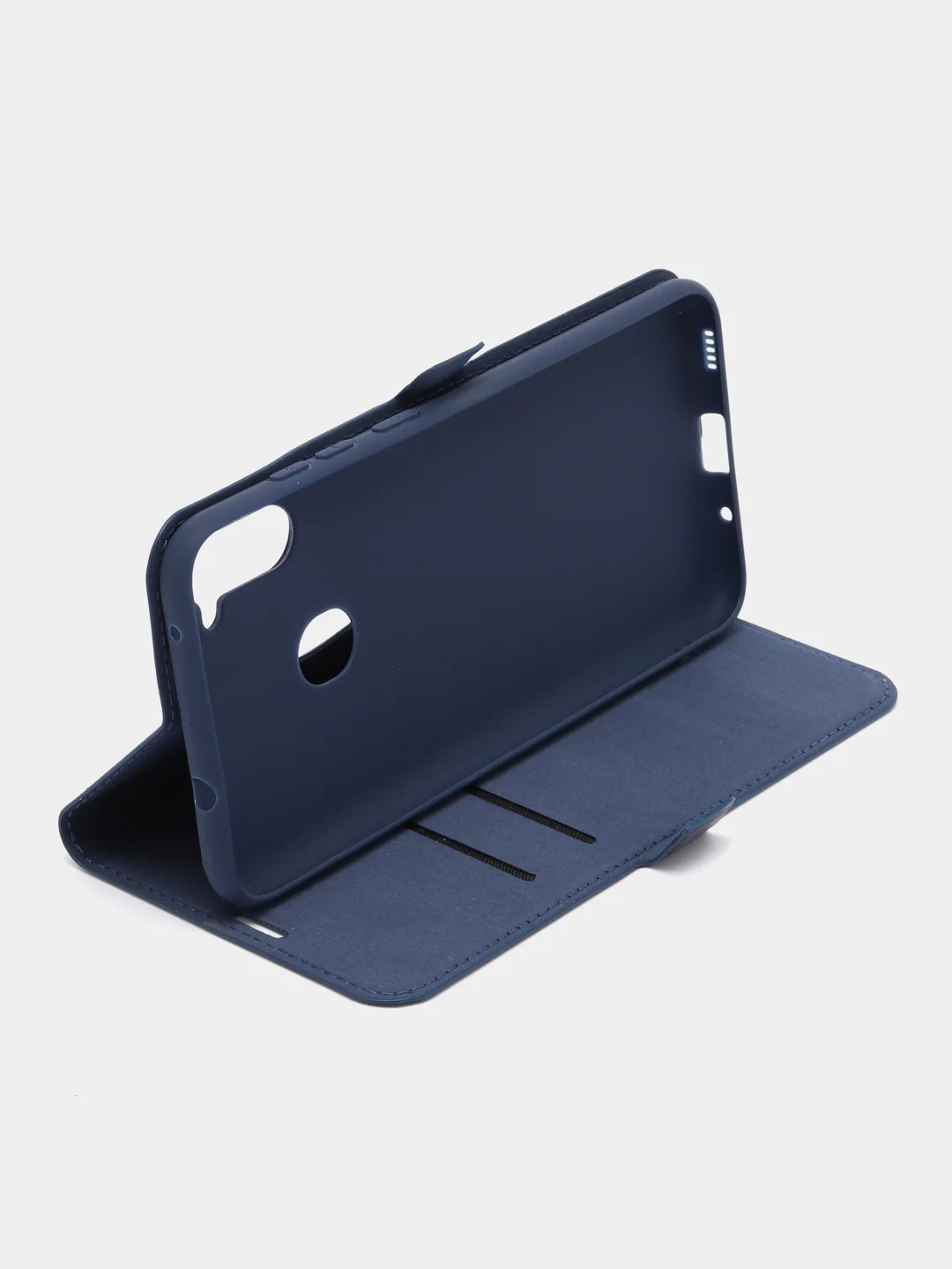 Синий чехол-книжка Samsung M52, M32, S21 Ultra, S21, A01, A02, A20s, A31, A41, A72, A6 Plus