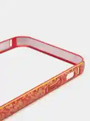 Золотой бампер алюминиевый для iPhone 5 / 5S / SE, с узором