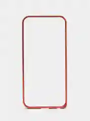 Красный бампер алюминиевый для iPhone 5 / 5S / SE, с узором