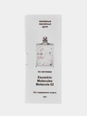 Масляные духи по мотивам Escentric Moleculеs- Moleculе 02, Молекула Амброксан, 3 мл