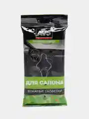 Влажные автомобильные салфетки AVS, для салона, 25 штук