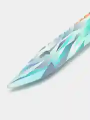 Бирюзовый деревянный заточенный Штык-нож М9 Bayonet, Цифровой всплеск, Драгон гласс, Скретч