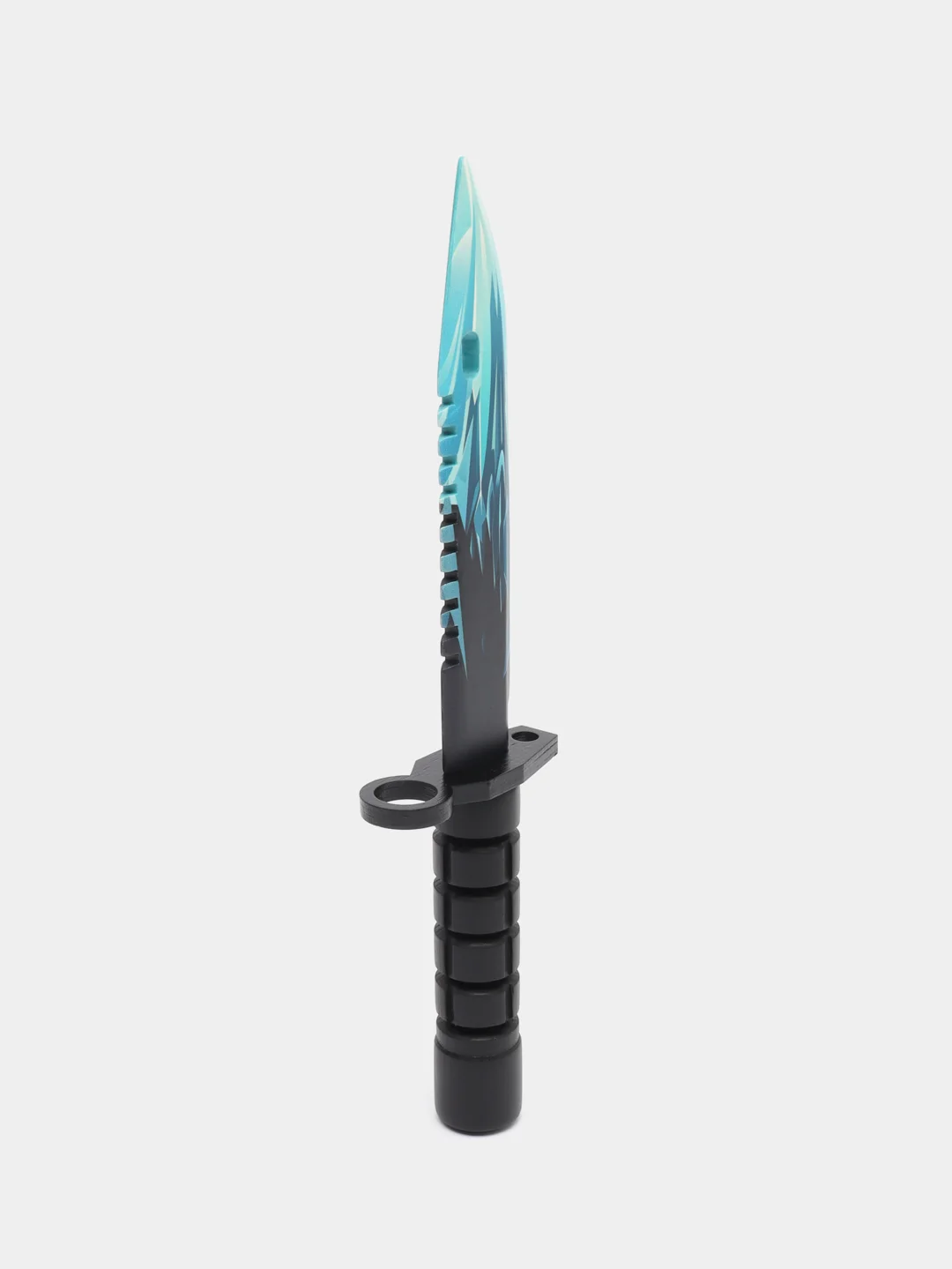 Синий деревянный заточенный Штык-нож М9 Bayonet, Цифровой всплеск, Драгон гласс, Скретч