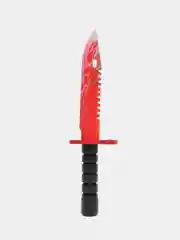 Алый деревянный заточенный Штык-нож М9 Bayonet, Цифровой всплеск, Драгон гласс, Скретч