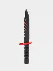 Черный деревянный заточенный Штык-нож М9 Bayonet, Цифровой всплеск, Драгон гласс, Скретч