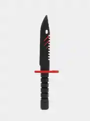 Черный деревянный заточенный Штык-нож М9 Bayonet, Цифровой всплеск, Драгон гласс, Скретч