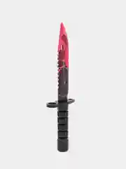 Вишнёвый деревянный заточенный Штык-нож М9 Bayonet, Цифровой всплеск, Драгон гласс, Скретч