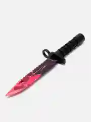 Вишнёвый деревянный заточенный Штык-нож М9 Bayonet, Цифровой всплеск, Драгон гласс, Скретч