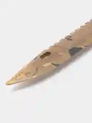 Бежевый деревянный заточенный Штык-нож М9 Bayonet, Цифровой всплеск, Драгон гласс, Скретч
