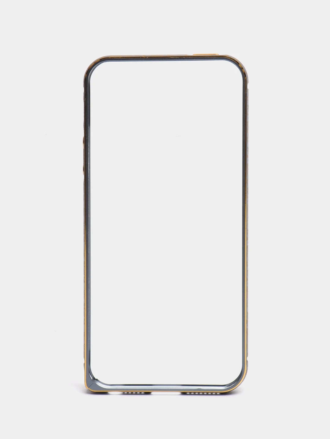 Золотой бампер алюминиевый для iPhone 5 / 5S / SE, с узором