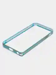 Голубой бампер алюминиевый для iPhone 5 / 5S / SE, с узором