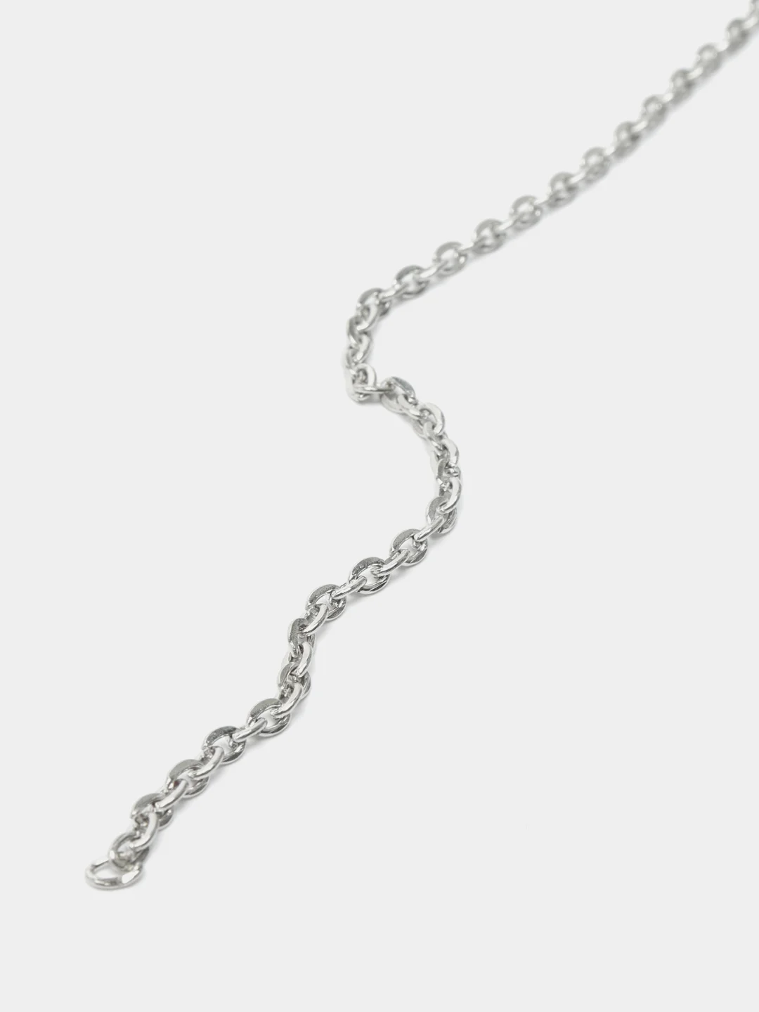 Серебряный цепочка для изготовления украшений, якорное плетение, цепь
