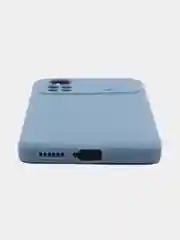 Синий меланж чехол Xiaomi Poco X4 Pro (Сяоми Поко Х4 Про), прозрачный