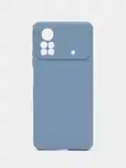 Синий меланж чехол Xiaomi Poco X4 Pro (Сяоми Поко Х4 Про), прозрачный