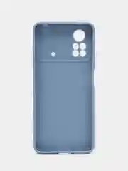 Синий меланж чехол Xiaomi Poco X4 Pro (Сяоми Поко Х4 Про), прозрачный