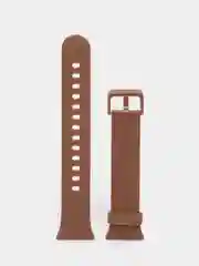 Коричневый ремешок силиконовый для Xiaomi Mi Band 7 Pro