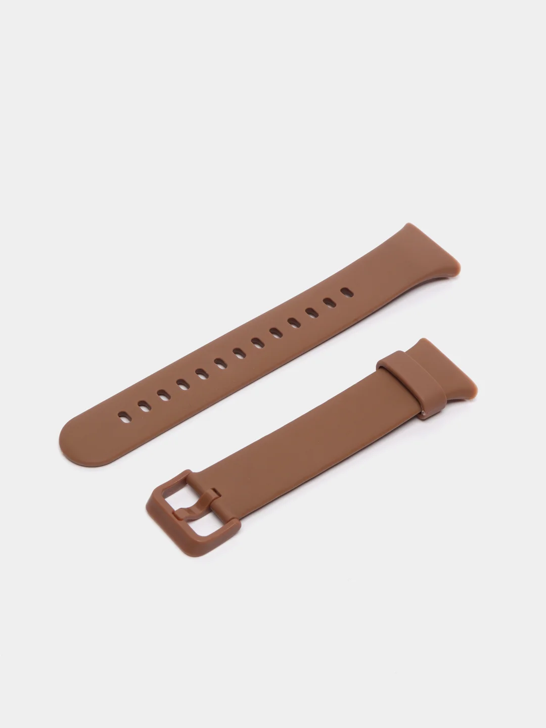 Коричневый ремешок силиконовый для Xiaomi Mi Band 7 Pro